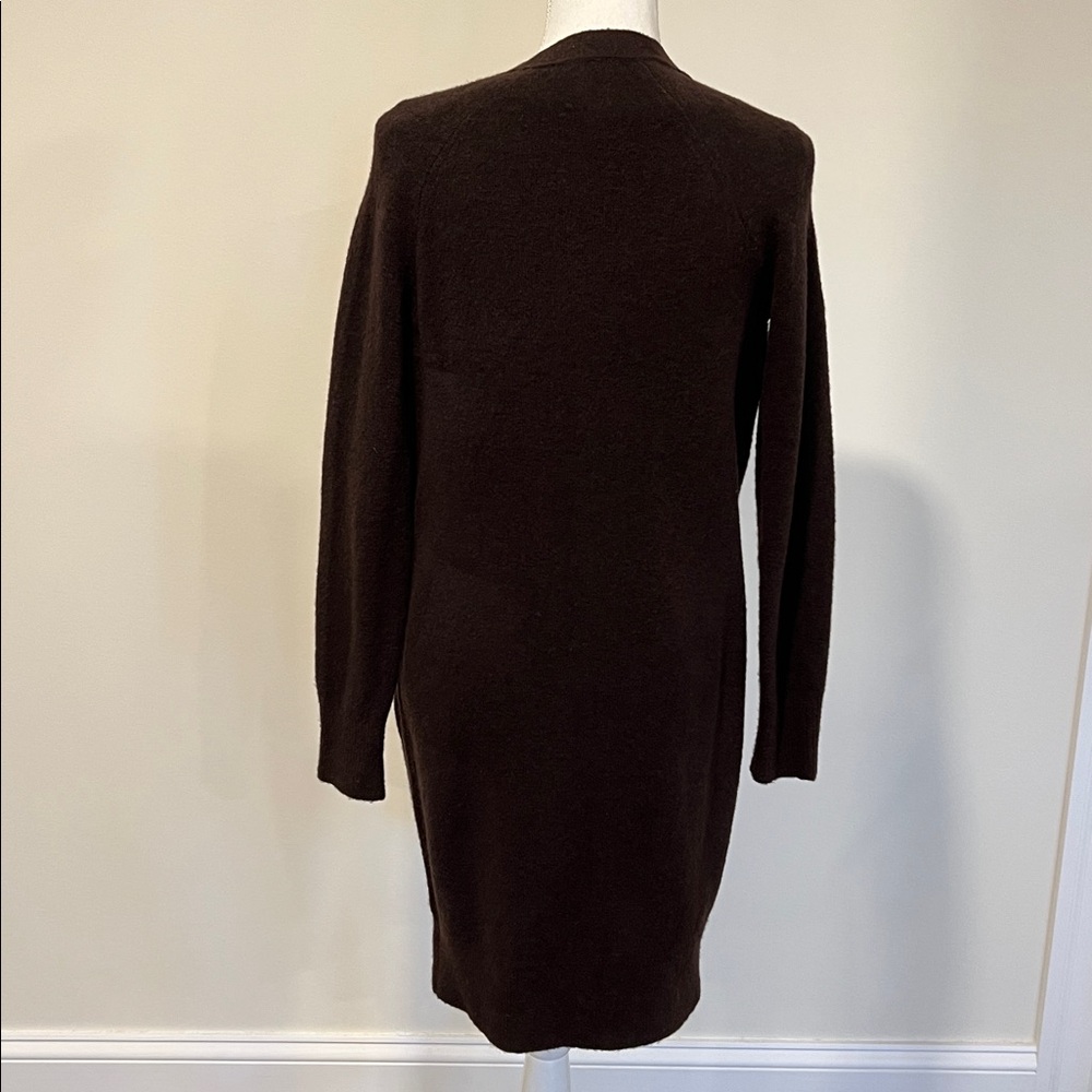 Banana Republic Dark Brown Open Front Cardigan Duster Size XS - Picture 4 of 7